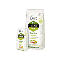 Brit Fresh Duck/Millet Active Run & Work утка,пшено д/взрослых собак(Брит)