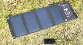 Сонячна панель Solar panel B428 28W 3xUSB виходу, фото 2