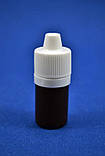Флакон 5 мл з крапельницею та кришкою із захистом від дітей коричневий, фото 2