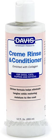 Кондиціонер Davis Creme Rinse & Conditioner для собак і котів концентрат 1:7 355 мл