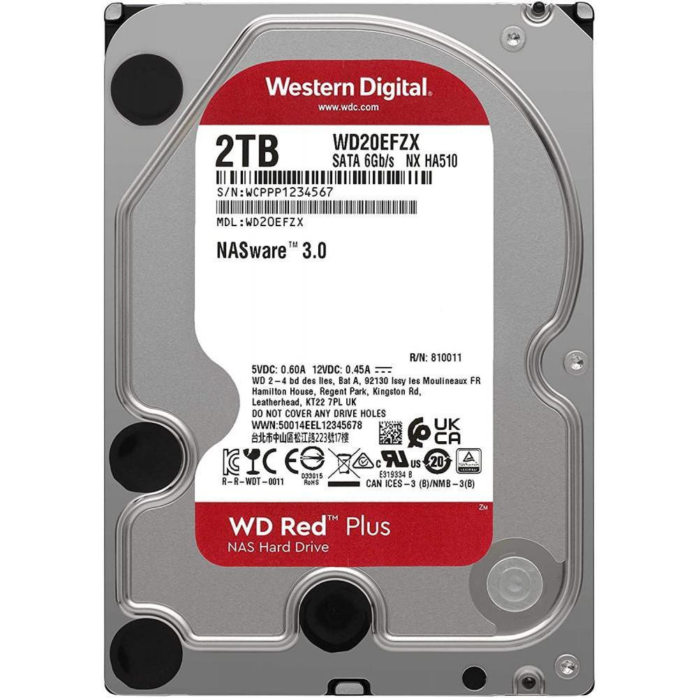 Накопичувач WD 2TB 5400rpm 128MB SATA III (WD20EFZX)