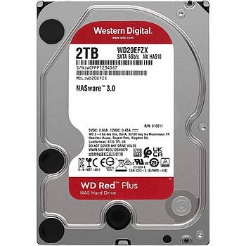 Накопичувач WD 2TB 5400rpm 128MB SATA III (WD20EFZX)