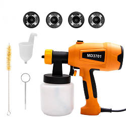 Фарбопульт електричний фарборозпилювач 800мл 1.5/2/2.5/3мм, MD3701