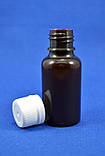 Флакон 30 мл із кришкою коричневий, фото 2