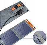 Зарядний пристрій Solar panel 14 W B09B95QZXK Складаний сонячна панель, фото 4