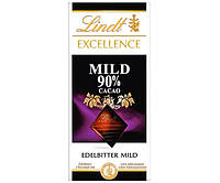 Шоколад Черный Горький Линдт Экселенс 90 % Lindt Excellence Edelbitter Mild 100 г Швейцария