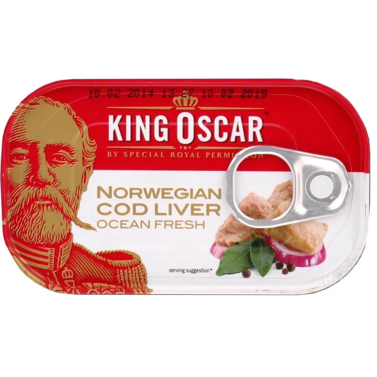 Печінка тріски King Oscar Cod Liver Ocean Fresh Кінг Оскар 115 г Ісландія, фото 1