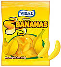 Желейні цукерки Банани Gummi Bananas Vidal 100 г Іспанія, фото 2