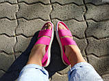 Шльопанці Womens Crocs Monterey Strappy Wedge W7 37 Платина, фото 8