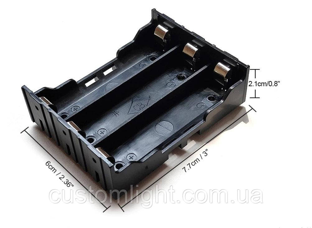 Холдер 18650 3S CB