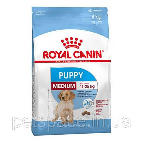 Корм для цуценят Royal Canin Medium Puppy (Роял Канін Медіум Паппі) 10кг .