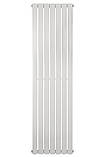 Вертикальний дизайнерський радіатор опалення ARTTIDESIGN Livorno 7/1800/476/50 білий матовий, фото 5