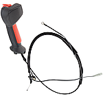 Ручка газу у зборі з тросом проводкою для травокосарки Husqvarna 555 FX\FRM\FTX\RXT