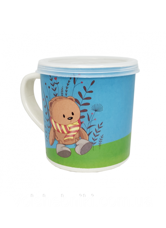 Еко-чашка дитяча з кришечкою арт. 07651