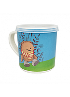 Еко-чашка дитяча з кришечкою арт. 07651
