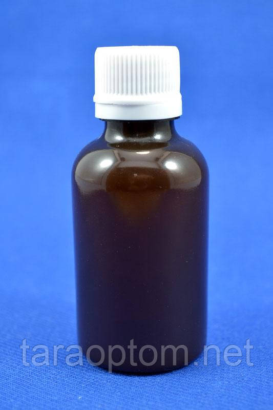 Флакон 50 мл із кришкою коричневий, фото 1