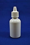 Флакон 50 мл із крапельницею білий, фото 2