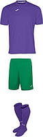Комплект футбольной формы фиолетовый Joma COMBI №22