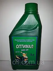 Масло моторне Оптимал полусинтетика 2т 1L