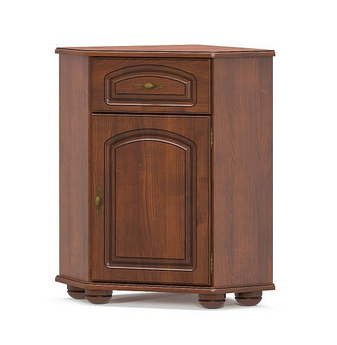 Комод в гостиную угловой Салма Мебель-Сервис 589х589х918 мм, цена 2934. ...