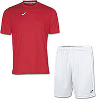 Комплект футбольной формы Joma COMBI красно-белый 100052.600_100053.200