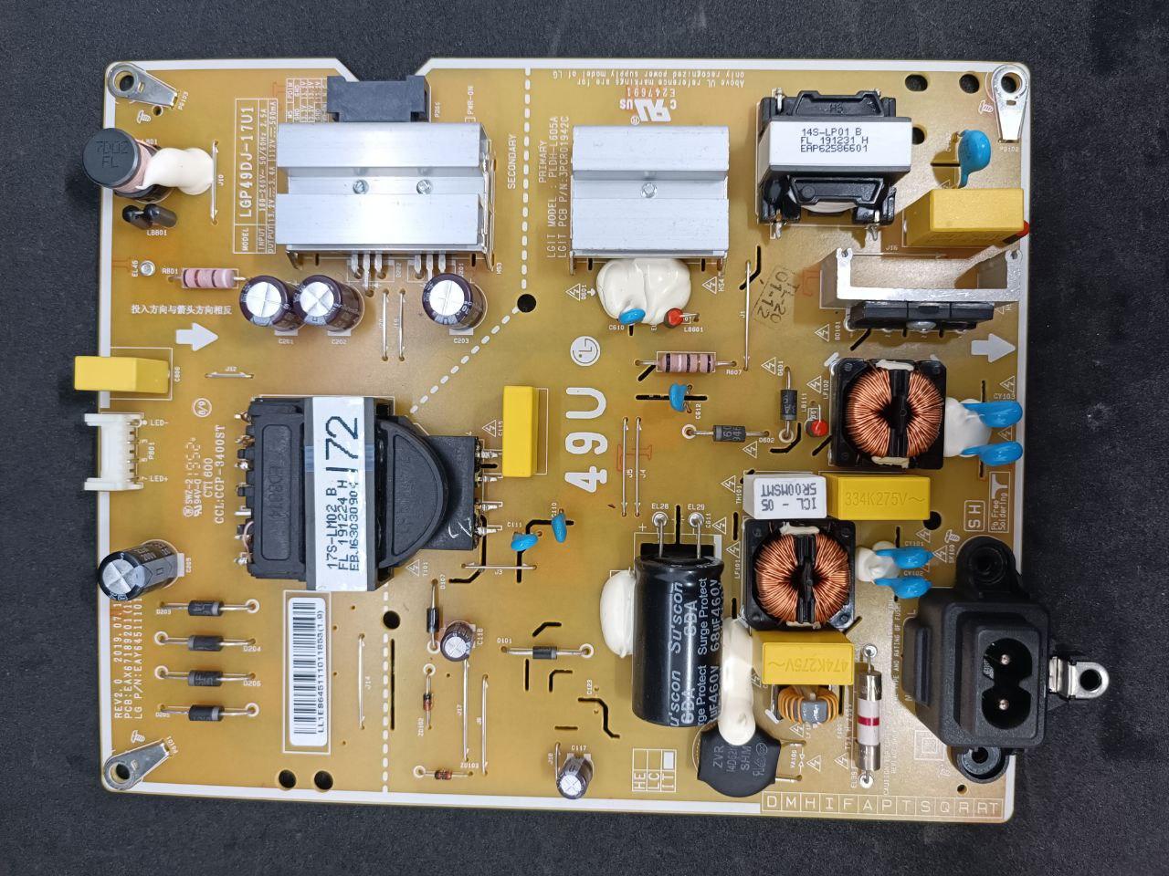 Блок живлення LGP49DJ-17U1 EAX67189201(1.7) EAY645111 lg 49U7100PLB