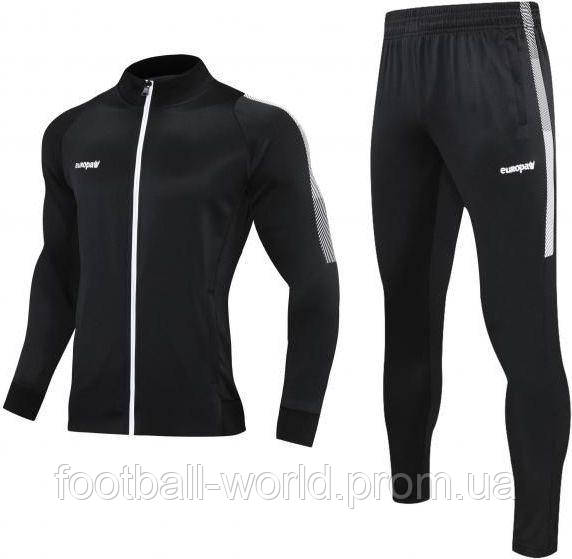 Спортивний костюм Europaw Limber Up 2101 Long zipper чорно-білий europaw509 - фото 1 - id-p1461631571
