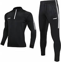 Спортивний костюм Europaw Limber Up 2101 Short zipper чорно-білий europaw513