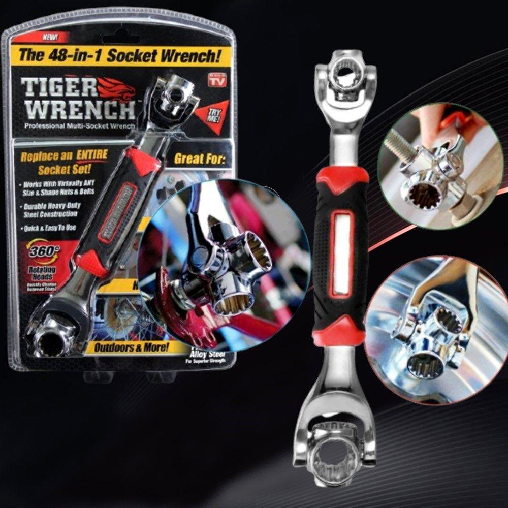 Умный Ключ,универсальный Гаечный Ключ 48 в 1 TIGER WRENCH ART-2428 ...