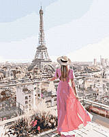Картина по номерам. Rainbow Art "Паризька тераса" GX39385-RA