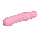 Класичний вібратор Pretty Love Stev Vibrator Light Pink, фото 6