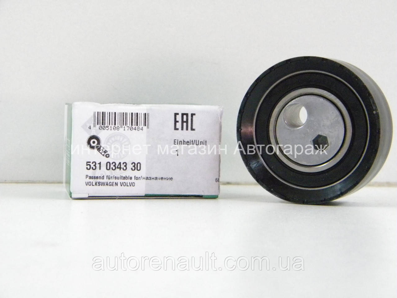 Ролик паразитний ременя ТНВД Фольксваген ЛТ 2.5 TDI INA (Німеччина) 531034330, фото 1
