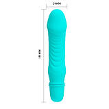 Класичний вібратор Pretty Love Stev Vibrator Blue, фото 7