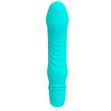 Класичний вібратор Pretty Love Stev Vibrator Blue, фото 4