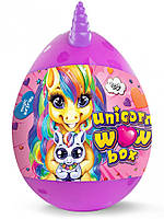 Набір для творчості в яйце "Unicorn WOW Box" UW-01-01U для дівчат (Фіолетовий)