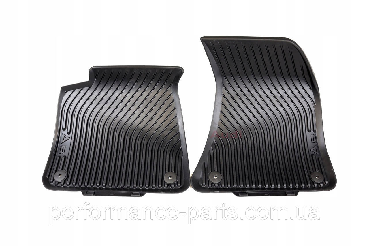 Килимки в салон Audi A8 (D4) (Long) гумові Оригінальний комплект 4H1061501041 4H0061512041