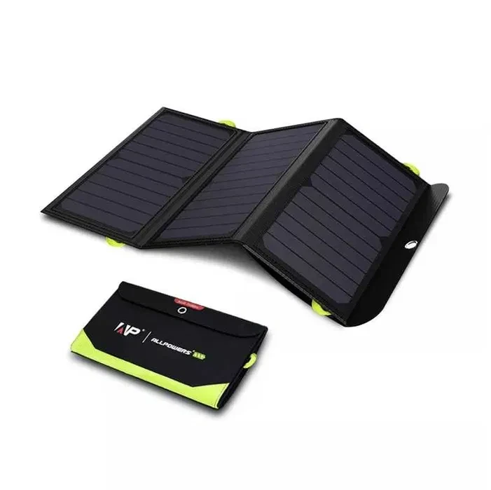 Солнечная Панель Павербанк ALLPOWERS на 21W (3 Секции), с Powerbank на ...