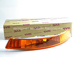 Ліхтар покажчика повороту передній лівий (жовтий) Рено Трафік - TYC (Тайвань) 180372012