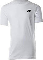 Футболка детская Nike NSW TEE EMB FUTURA белая AR5254-100