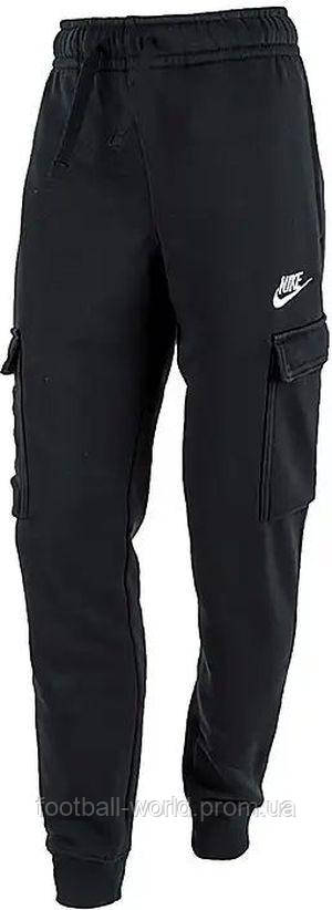 Штаны спортивные детские Nike LUB CARGO PANT черные CQ4298-010 - фото 1 - id-p1602135752