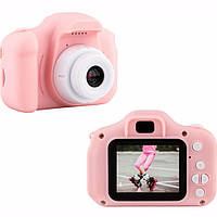 Дитячий фотоапарат на акумуляторі C3-A з дисплеєм (Рожевий)