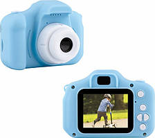 Дитячий фотоапарат на акумуляторі C3-A з дисплеєм (Синій)