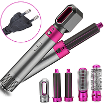 Стайлер 5в1 Hot Air Styler для різних типів волосся з функціями надання об'єму, випрямлення, фото 6