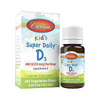 Витамины и минералы Carlson Labs Kid's Super Daily D3, 10.3 мл