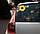 Патріотична наклейка на машину  "Символи України: соняшники, прапор" 30х15 см на авто / автомобіль / машину / скло, фото 2