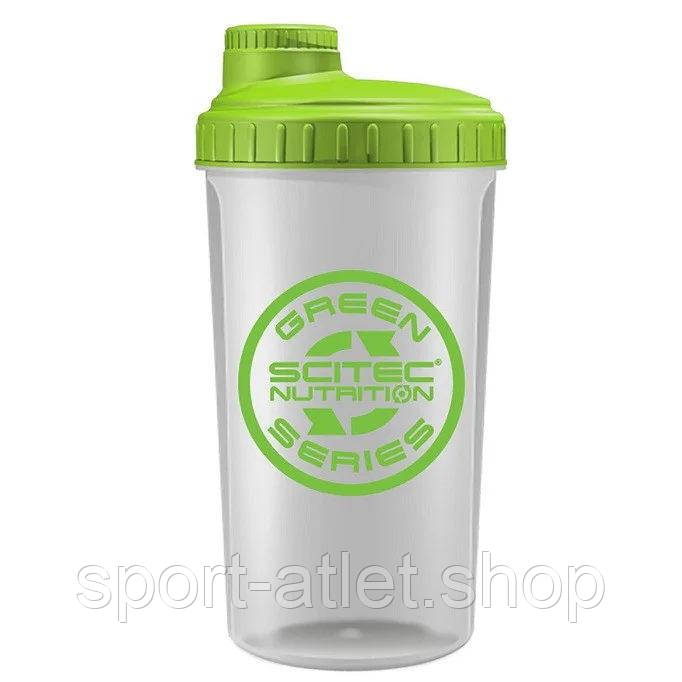 Шейкер Scitec Classic, 700 мл, Transparent/Green