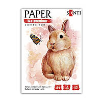 Набор акварельной бумаги SANTI Animals А4 Paper Watercolor Collection 18 л 200г/м2 (130520)