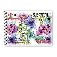 Альбом для акварели SANTI Flowers А5 Paper Watercolour Collection 20 л 200 г/м2 (130497)