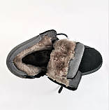 Мужские ботинки на меху. Зимние ботинки из натуральной замши. ВИДЕО ОБЗОР, фото 9