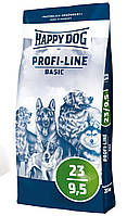 Корм HAPPY DOG 23/9,5 Profi Line Basic 20 кг - для взрослых собак всех пород